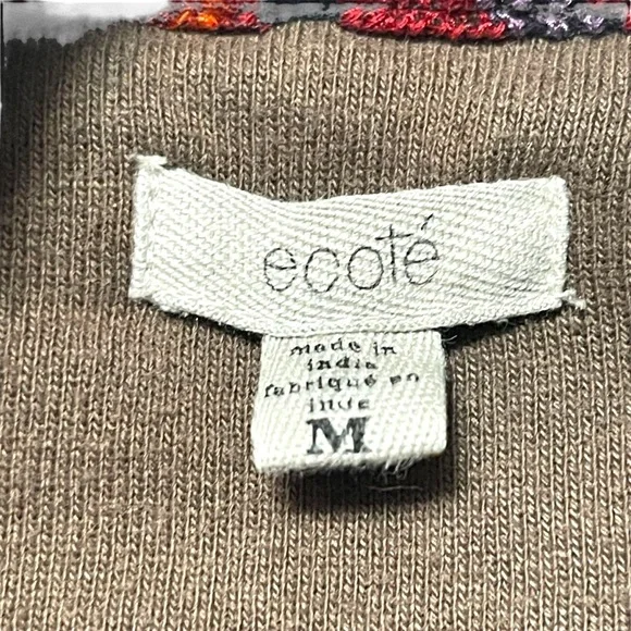 ECOTE Embroidered Southwest Moto Zip Jacket M - Picture 4 of 8